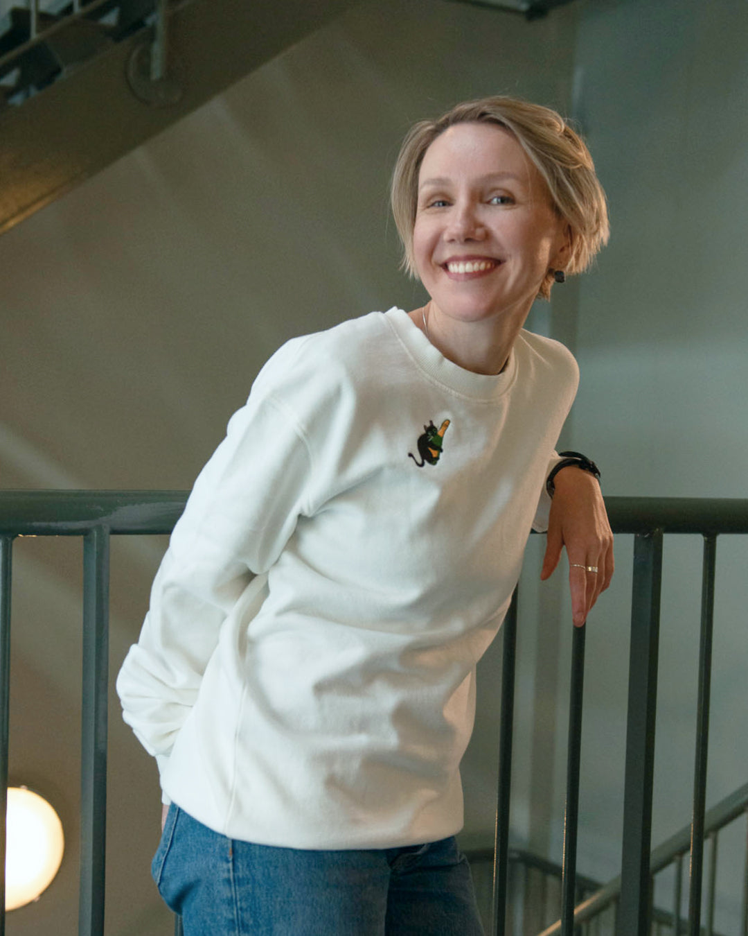 Black Cat Sweatshirt