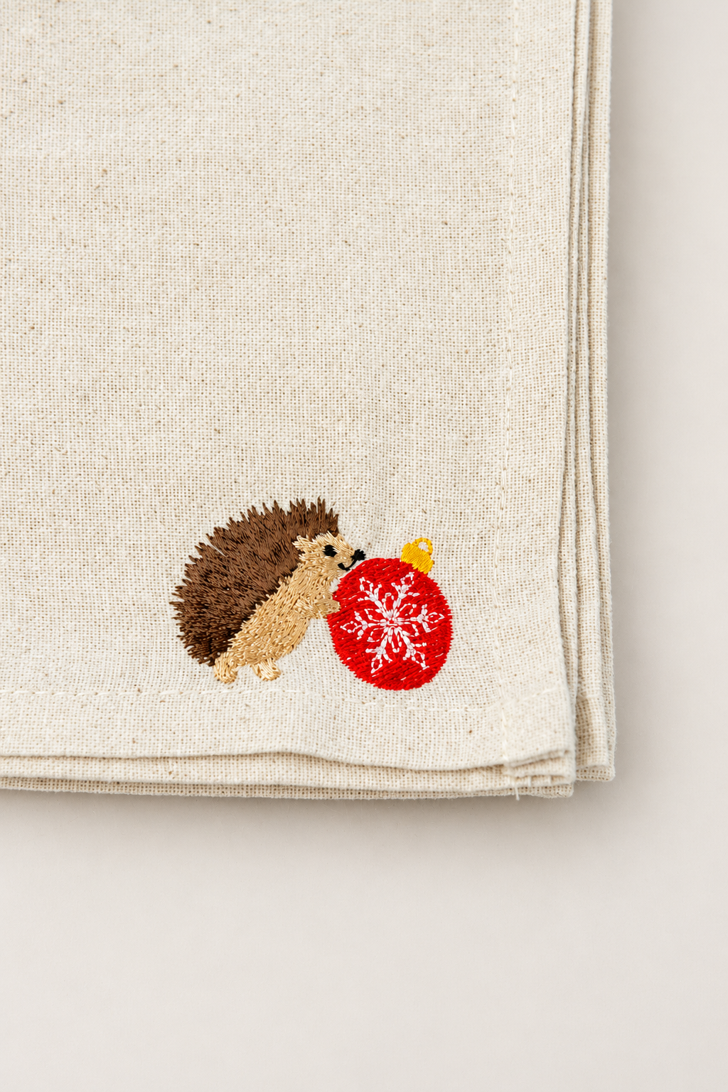 Christmas Woodland Napkins – with Optional Personalisation