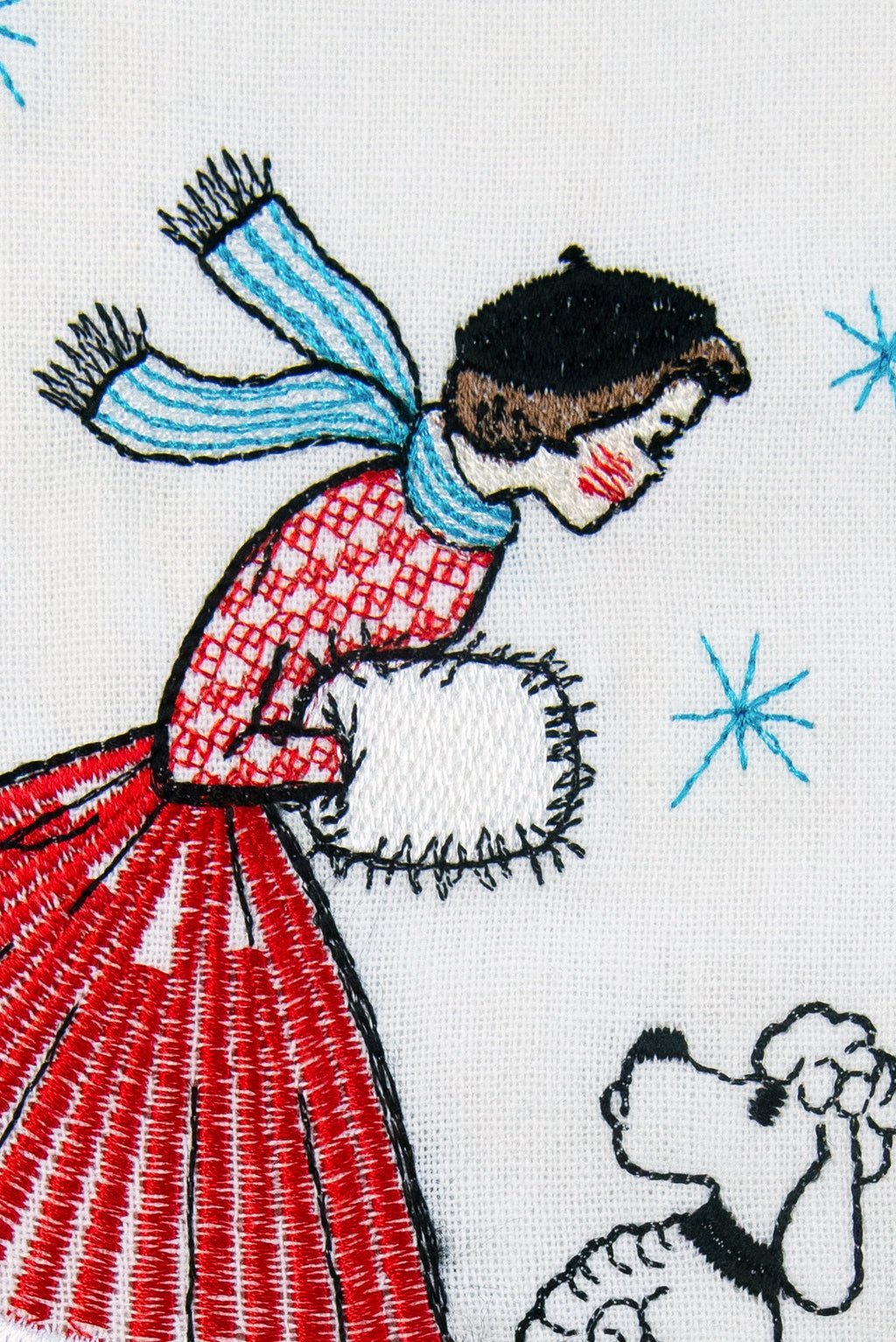 1950s Christmas Tea Towels – with Optional Personalisation