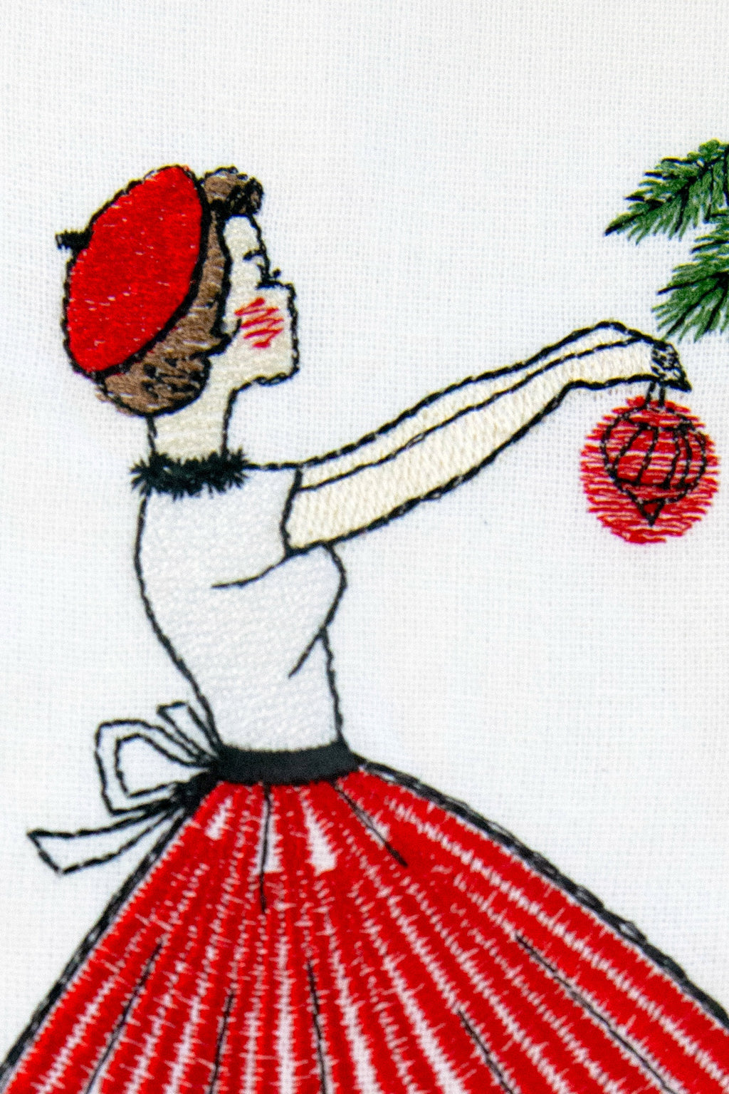 1950s Christmas Tea Towels – with Optional Personalisation