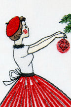 1950s Christmas Tea Towels – with Optional Personalisation