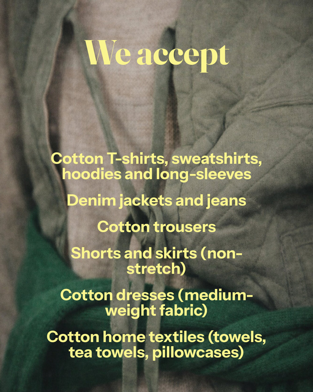 Send your garment