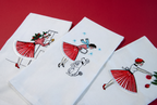 1950s Christmas Tea Towels – with Optional Personalisation