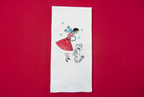 1950s Christmas Tea Towels – with Optional Personalisation
